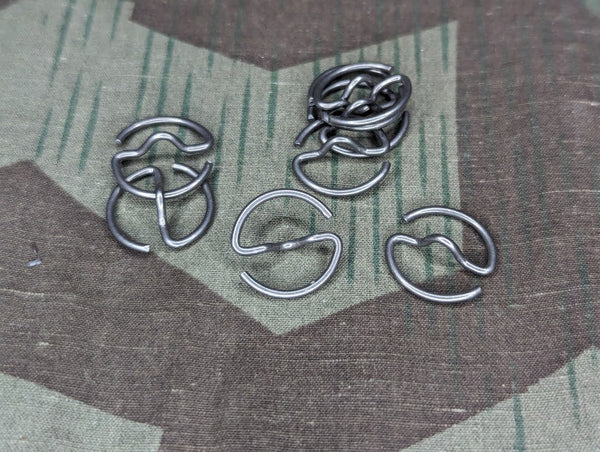 German HBT Tunic S-Hooks for Buttons (Sold in Lots of 25 or 100)