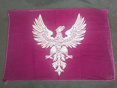 WWI Flag of US & Canadian Volunteers for the Polish Army in France