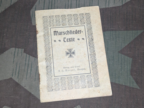 WWI Marschlieder Texte Soldier's Song Book