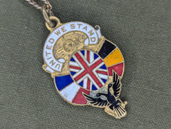 WWI United We Stand Necklace