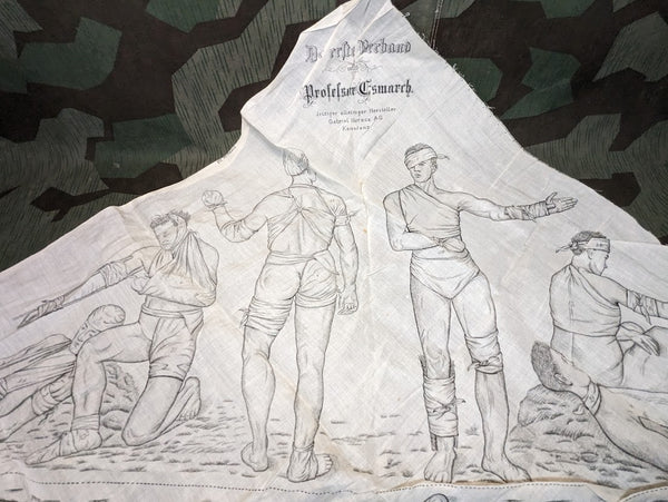 Der Erste Verband Esmarch WWI First Aid Bandages Uncut Double