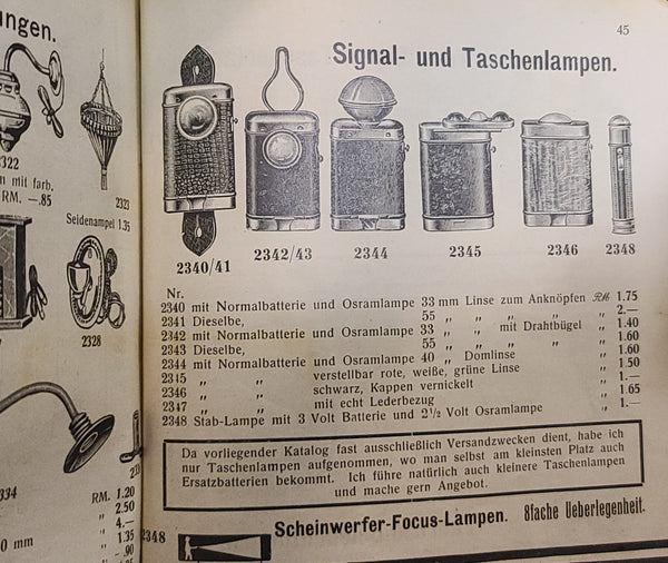 Pre war German Civilian Flashlight
