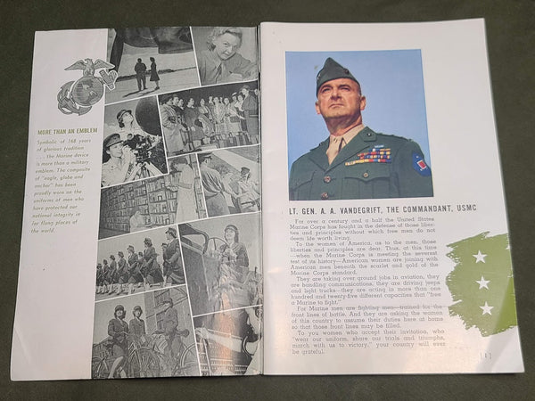Women's Marine Corps Recruiting Booklet