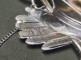 Army Hat with Gloves and Sword Brooch