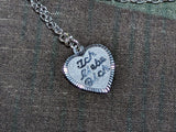 Ich Liebe Dich (I Love You) Heart Necklace