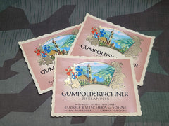 Gumpoldskirchener Wine Labels (Lot of 3)