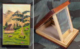 Krakow Shaving Mirror Toiletry Wood Box