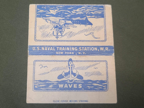 WAVES Song Book "Navy, Full Speed Ahead!" & Matchbook Cover