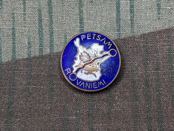 WWII Finland Northern Front Badge PETSAMO ROVANIEMI (AS-IS)