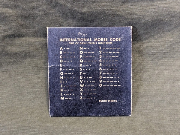 Morse Code Practice Signal Card