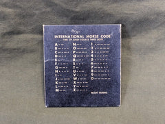 Morse Code Practice Signal Card