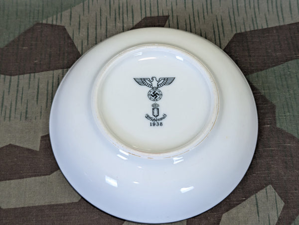 Wehrmacht Small Shallow Porcelain Bowl 1938