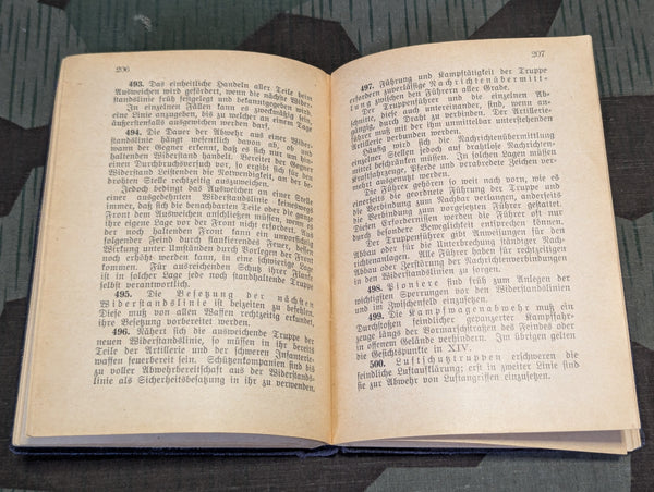 Truppenführung Teil I Infantry Training Manual H.Dv.300/1 1936