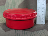 Red Trumpf Butter Dish with Glass Liner