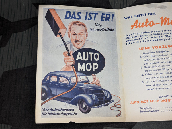 Advertisement Postcards for the Auto Mop (Lot of 5)