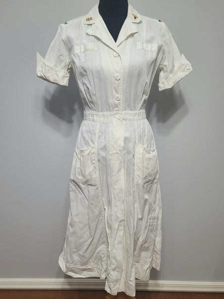 Army Nurse Hospital Uniform Dress <br> (B-39" W-27" H-37")