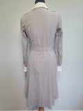 American Red Cross Gray Lady Seersucker Uniform Dress and Hat <br> (B-36" W-28" H-36")