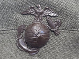 USMC Women's Service Hat with Bakelite Insignia