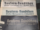 Neuform-Rundschau Magazines Lot of 3