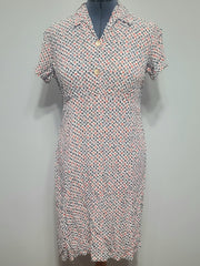 Symbols Novelty Print Dress <br> (B-41" W-35" H-41")