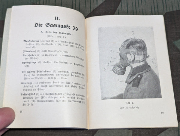 Soldier's Gas Warfare Booklet and Leaflet