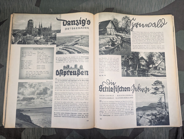 NS Gemeinschaft Kraft durch Freude Urlaubsfahrten 1937 Gau Sachsen