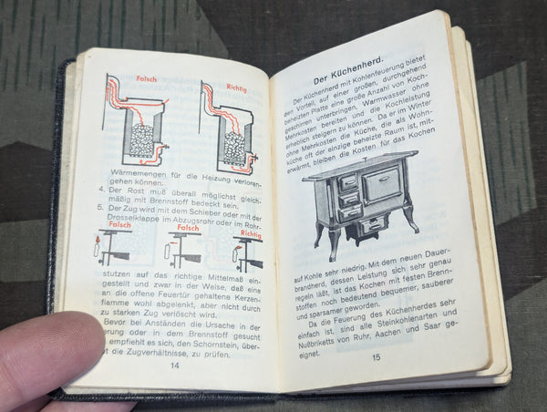 1938 Ruhr Kohle Pocket Calendar