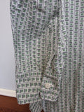 Green Print German Civilian Shirt (48" Chest)