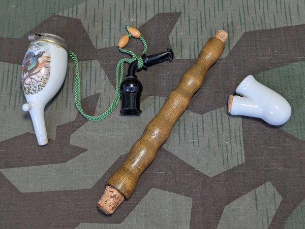 Pheasant Scene Traditional German Pipe