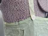 1920s Crepe Flapper Dress XXS <br> (31" Bust)