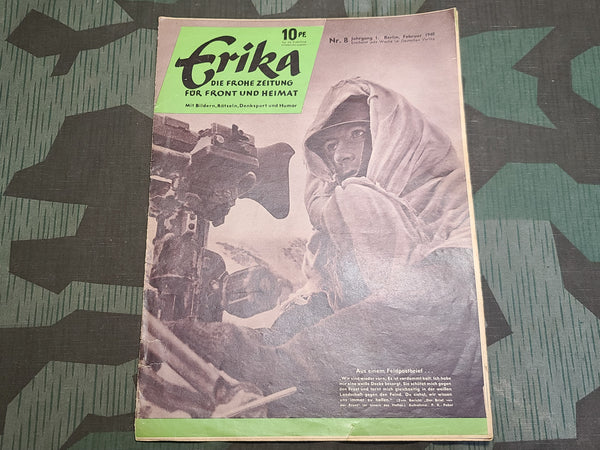 Erika Magazine Februar 1940 (Nr. 8) (Feldpost, Snowball Fights, Drawings)