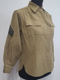 Women's WAC OD Wool Blouse (Air Corps Patch) <br> (40" Bust)