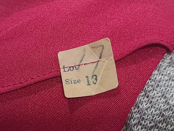 Bright Pink Dress with Velvet Collar <br> (B-37" W-27" H-41")