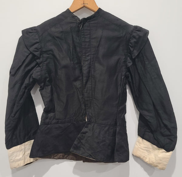 1910s Aristide Boyer Marseille French Black Bodice (Opera Costume)