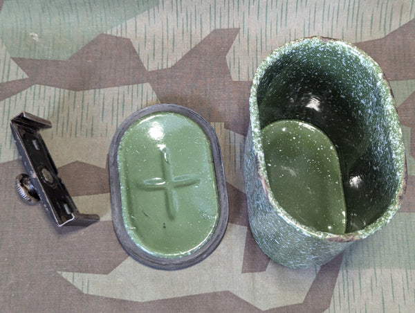 Green Enamel Food Container DRP