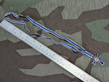 Mother's Cross in Silver with Original Ribbon (Chipped Enamel)