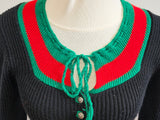 German Traditional Knit Cardigan Sweater (Same Style as BDM) Small/Medium