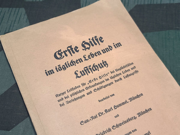 Erste Hilfe Luftschutz Book