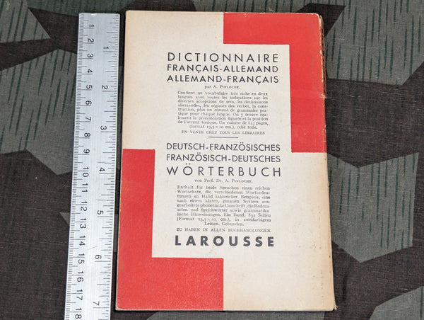 1937 French - German Phrase Book