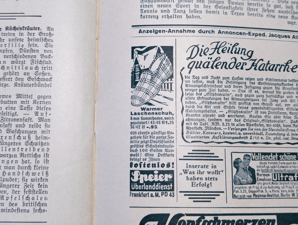 Was Ihr Wollt Magazine Heft 4 1937 With Dress Pattern (Lotta Svärd)