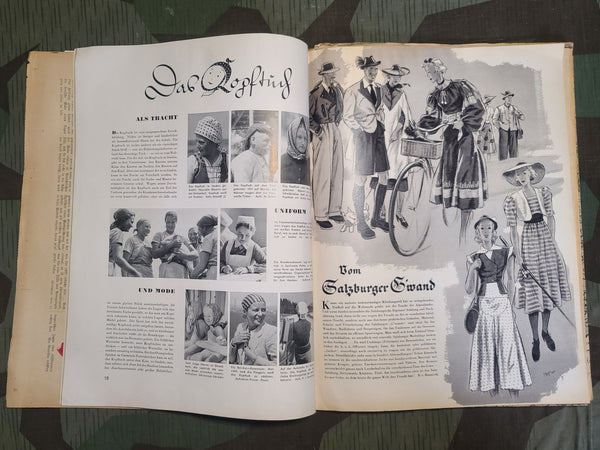Neue Modern Welt June 1937 Fashion Magazine with Patterns