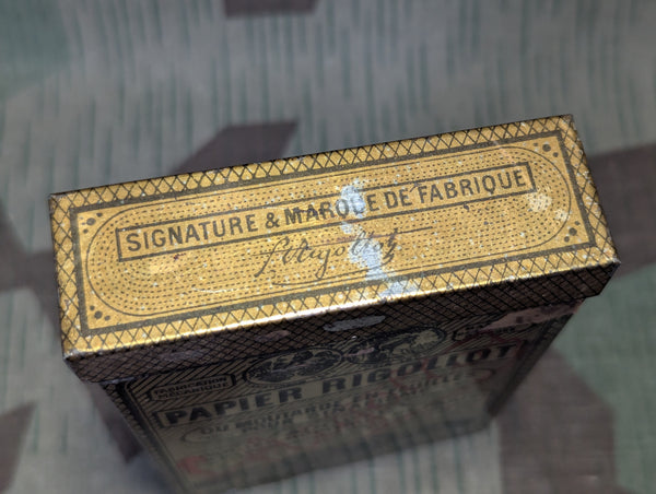 French Medicated Plaster Tin Empty