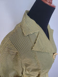 Lightweight Yellow Stripe Dress <br> (B-40" W-28" H-40")