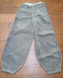 German Gray Corduroy Gray Plus Four Trousers (Small)