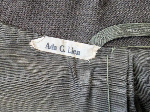 Named Army Nurse Uniform Grouping: Jacket, Skirt, Hat, Blouse, Tie & More <br> (B-34" W-24" H-34")