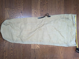 German Tan Canvas with Red Stripe Bag
