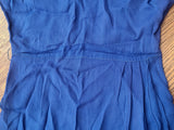 DuBarry Blue Sequin Gown 1945 <br> (B-38" W-29" H-38")