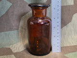 Natr. Sulf. Sicc. German Glass & Enamel Apothcary Bottle