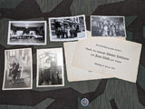 Lot of German Soldier Wedding Photos and Invitations