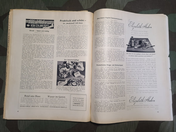 Neue Modern Welt June 1937 Fashion Magazine with Patterns